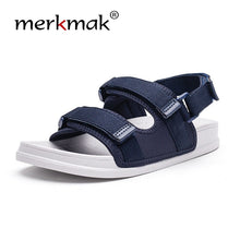 Load image into Gallery viewer, Merkmak Men Sandals Gladiators Casual Roman Shoes Outside Breathable Mens Sandals Summer Comfortable Light Sandalias Plus Size