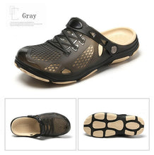 Load image into Gallery viewer, Merkmak Sandals Mens Summer Clogs Men's Beach Shoes Fashion Slip-on Solid Breathable Outdoor Zuecos Casual Men Slippers Hombre
