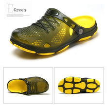 Load image into Gallery viewer, Merkmak Sandals Mens Summer Clogs Men's Beach Shoes Fashion Slip-on Solid Breathable Outdoor Zuecos Casual Men Slippers Hombre