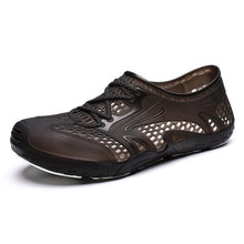 Load image into Gallery viewer, Merkmak 2020 Summer Men Sandals Casual Shoes Breathable Man Beach Shoes Fashion Comfortable Male Flats Hollow Footwear Flat